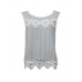 Top with Scalloped Lace Inserts